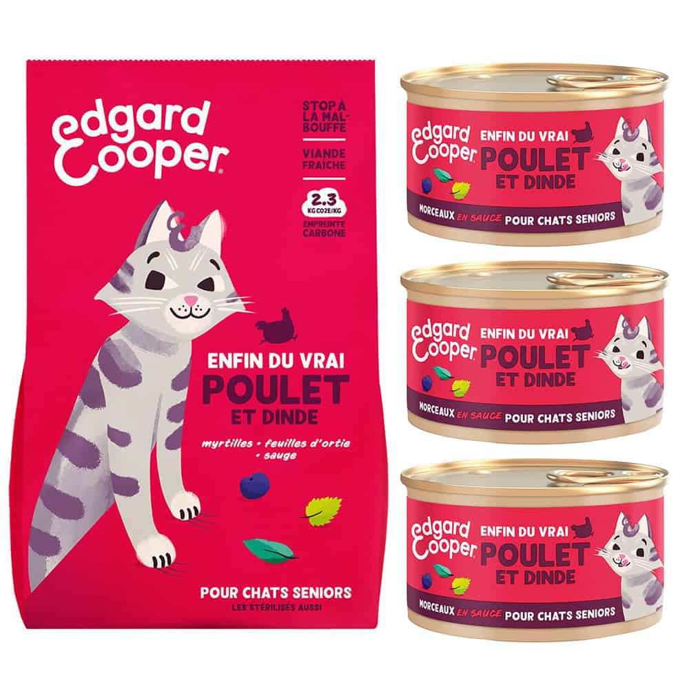 Edgard & Cooper Senior proefaanbieding voor katten
