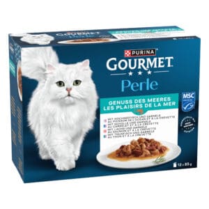 Gourmet Perle Gemengde Selectie 12 x 85 g - Geniet van de zee (4 Soorten)