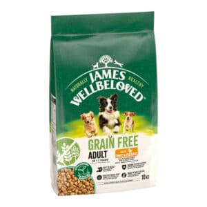 James Wellbeloved Grain Free Adult Dog Hypoallergenic Kalkoen & Groenten - 10 kg