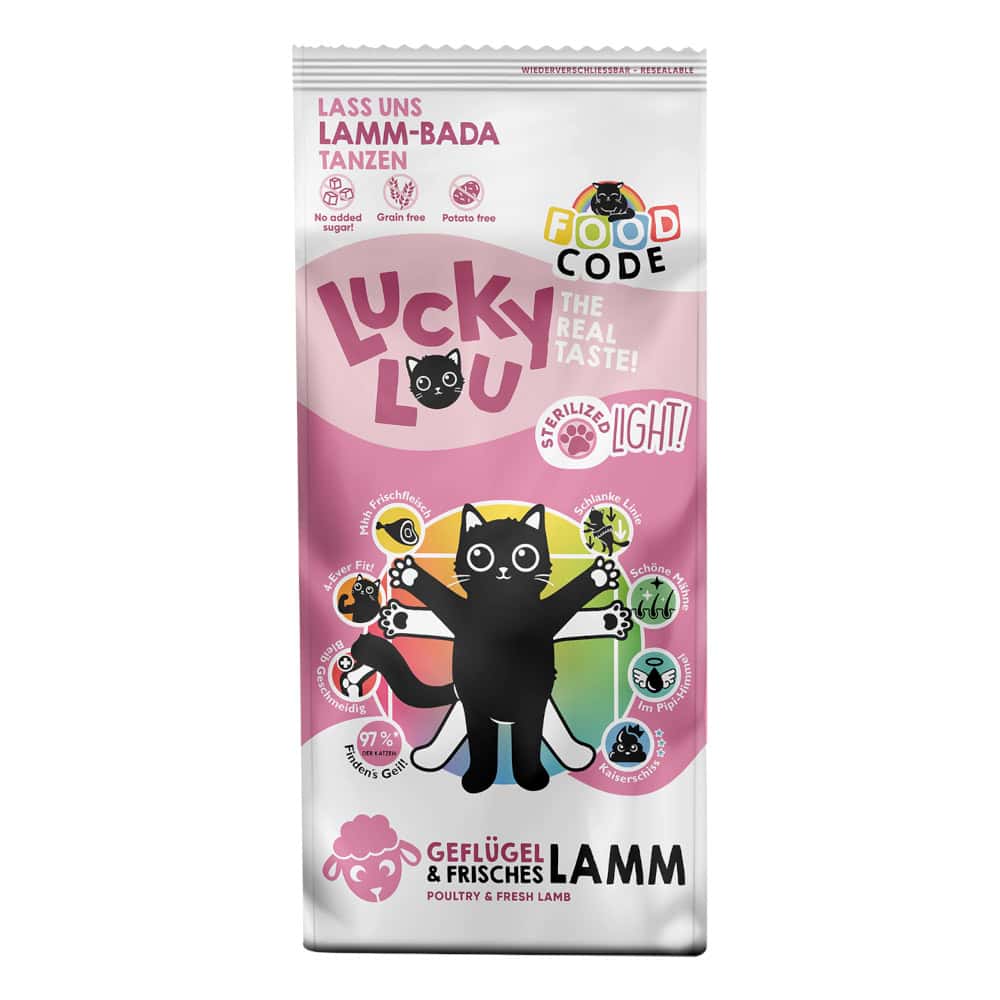 Lucky Lou Licht Gevogelte & Lamsvlees – 2 x 3 kg