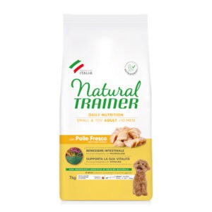 Natural Trainer Adult Small & Toy met Kip - Dubbelpak: 2 x 7 kg