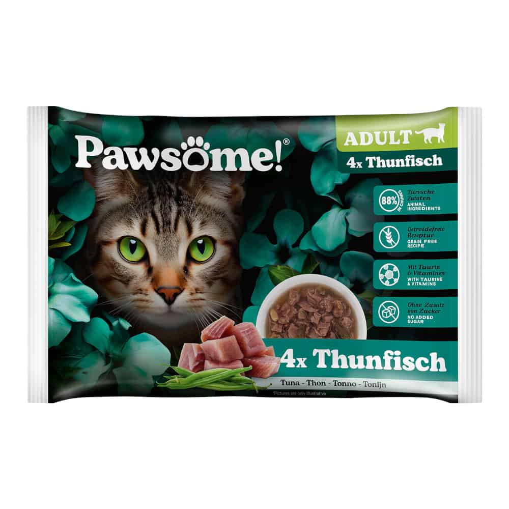 Pawsome Adult Kat – Tonijn – 680 g