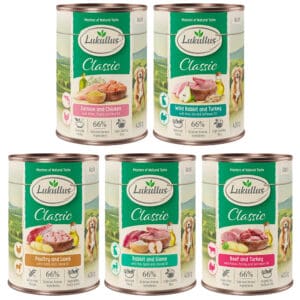 Proefmix Lukullus Naturkost Adult 6 x 400 g (5 soorten)
