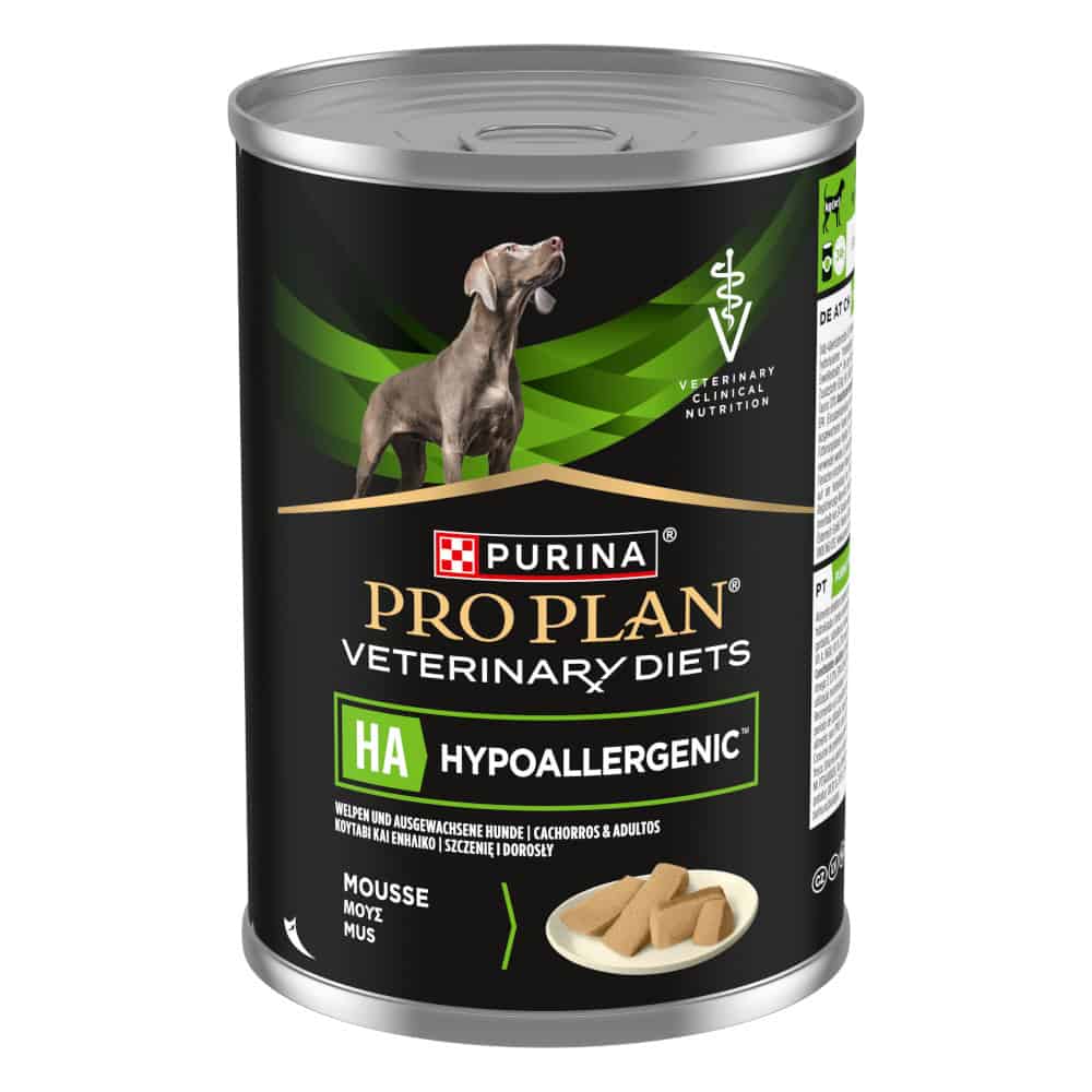 Purina Pro Plan Veterinary Diets Canine Mousse Hypoallergenic – Voordeelpakket: 24 x 400 g