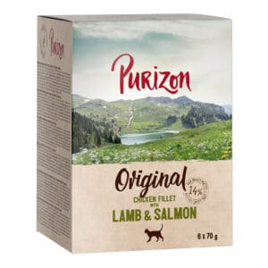 Purizon Adult 24 x 70 g - Graanvrij - Kipfilet met lam & zalm