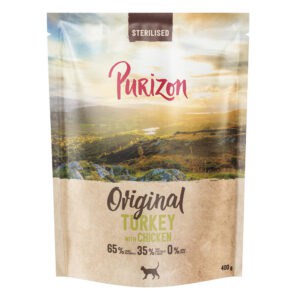 Purizon Gesteriliseerd Adult Kalkoen & Kip - graanvrij - Nieuw Receptuur: 400 g