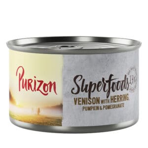 Purizon Superfoods 6 x 140 g – Wild met Haring, Pompoen en Granaatappel