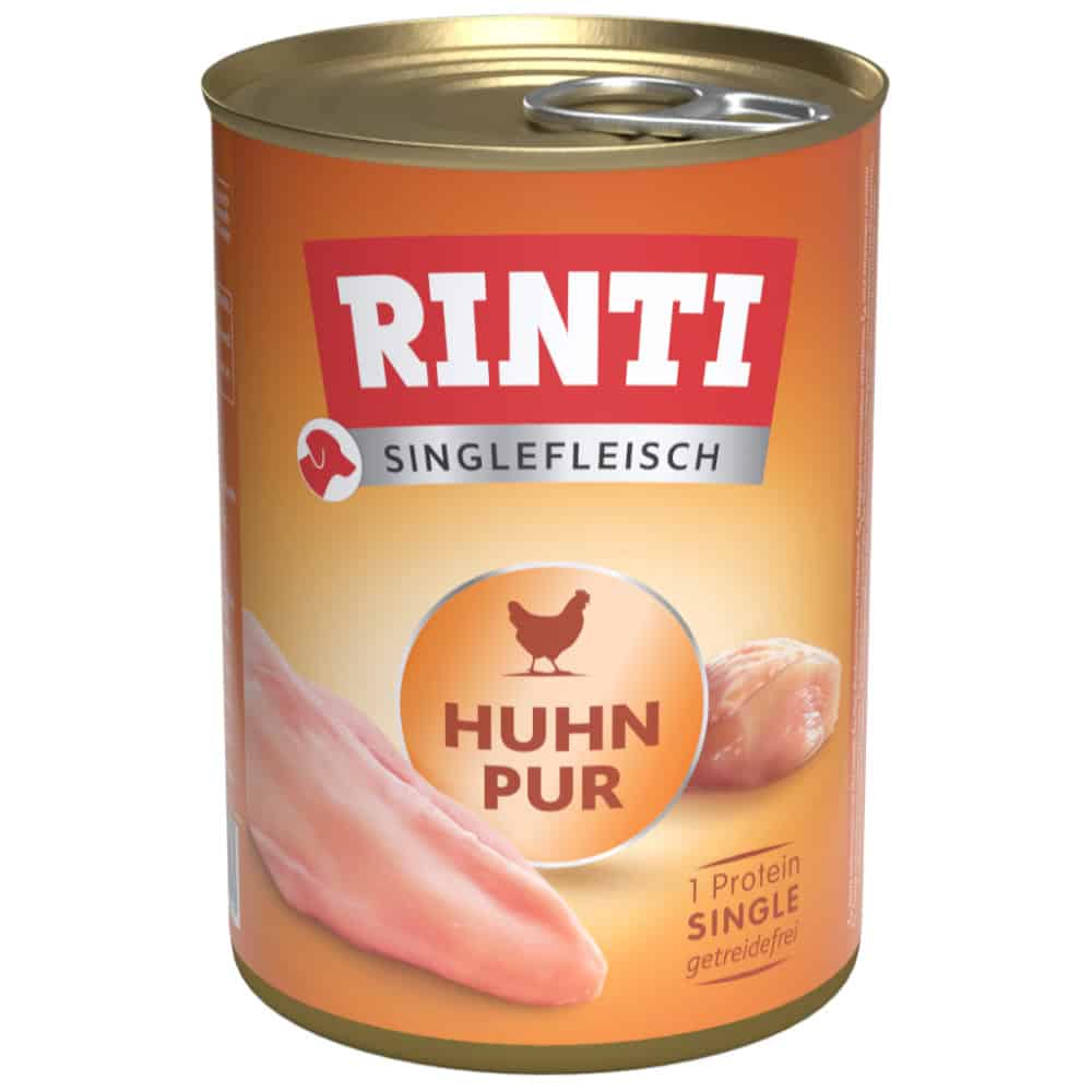 Rinti Sensible Puur 24 x 400 g – Kip puur