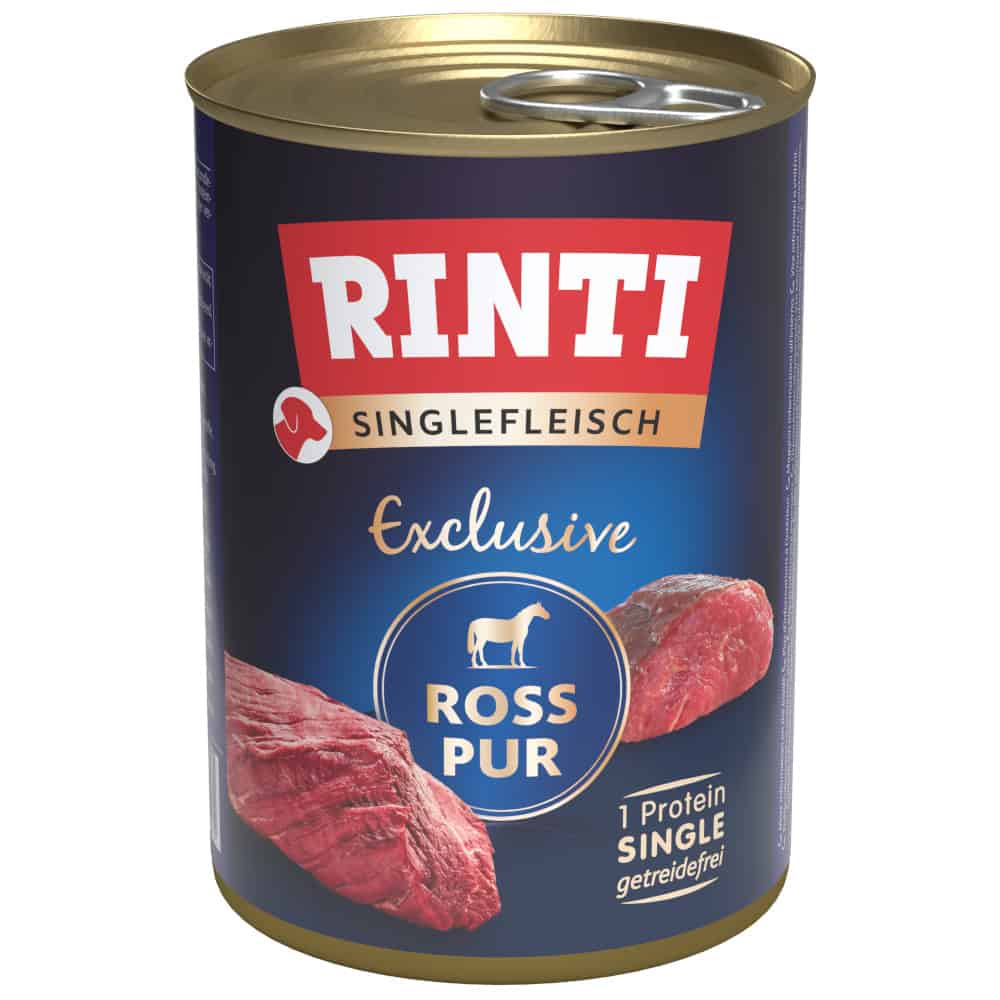 Rinti Sensible Puur 24 x 400 g – Paard puur