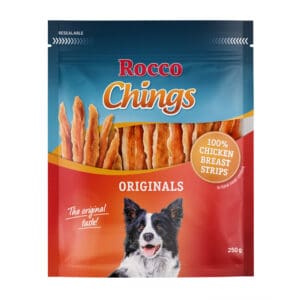 Rocco Junior 6 x 800 g Bestel ook snacks: Rocco Chings Kipfilet in Repen 250 g