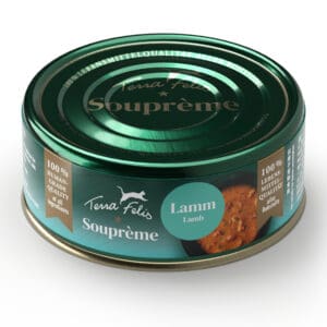 Sparpaket 48x70g Lamm Terra Felis Soupreme Katzenfutter nass