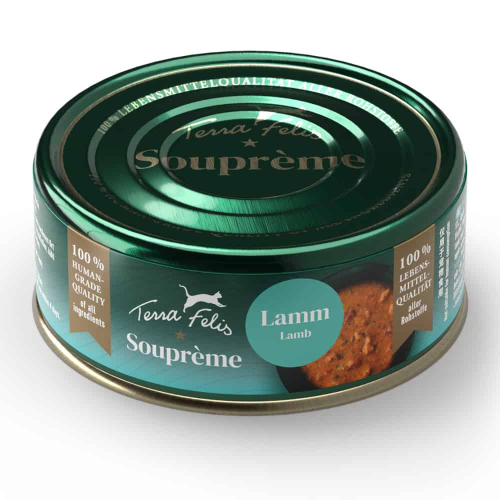 Terra Felis Sparpaket Lamm Soupreme Katzenfutter nass – 3,36 kg