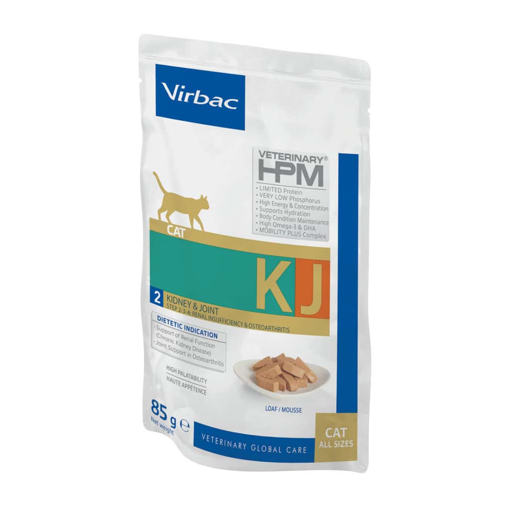 Virbac Veterinary HPM Cat Kidney & Joint KJ2 – 24 x 85 g
