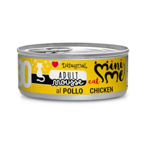Voordeelpakket: 24x85g Disugual Mini-Me Cat Mousse Kip natvoer voor katten