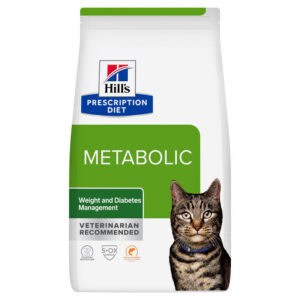 Voordeelpakket: 2x3 kg Hill's Prescription Diet Metabolic met zalm droogvoer voor katten