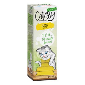 Voordeelpakket Catessy Hapjes in sausbakjes 28 x 85 g - met Kip