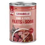 Sanabelle Vlees in Saus Kattenvoer – Rund & Kalkoen – 9,12 kg
