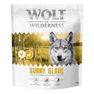 Wolf of Wilderness Adult "Sunny Glade" Venison - graanvrij - voordeelverpakking: 4 x 1 kg Nieuwe Receptuur