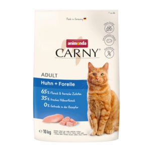 10kg animonda Carny Adult Huhn + Forelle Katzenfutter trocken