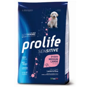 10kg Lam & Rijst Puppy Sensitive Medium/Large Prolife Puppyvoer