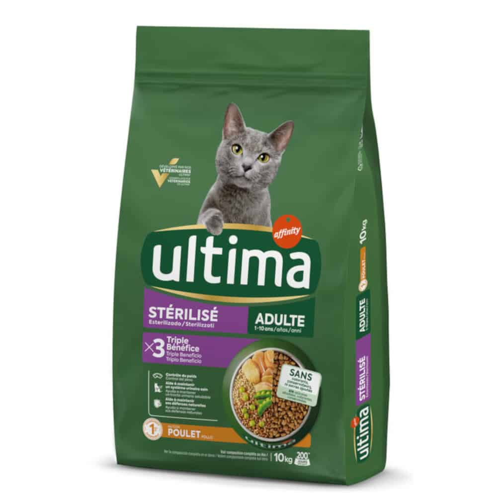 Affinity Ultima Ultima Cat Sterilized Kip & Gerst Kattenvoer – 2 x 10 kg