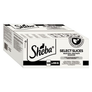 120 x 85 g Sheba Multipack kattenportiezakjes selectie in saus (gevogelte variatie) nat kattenvoer