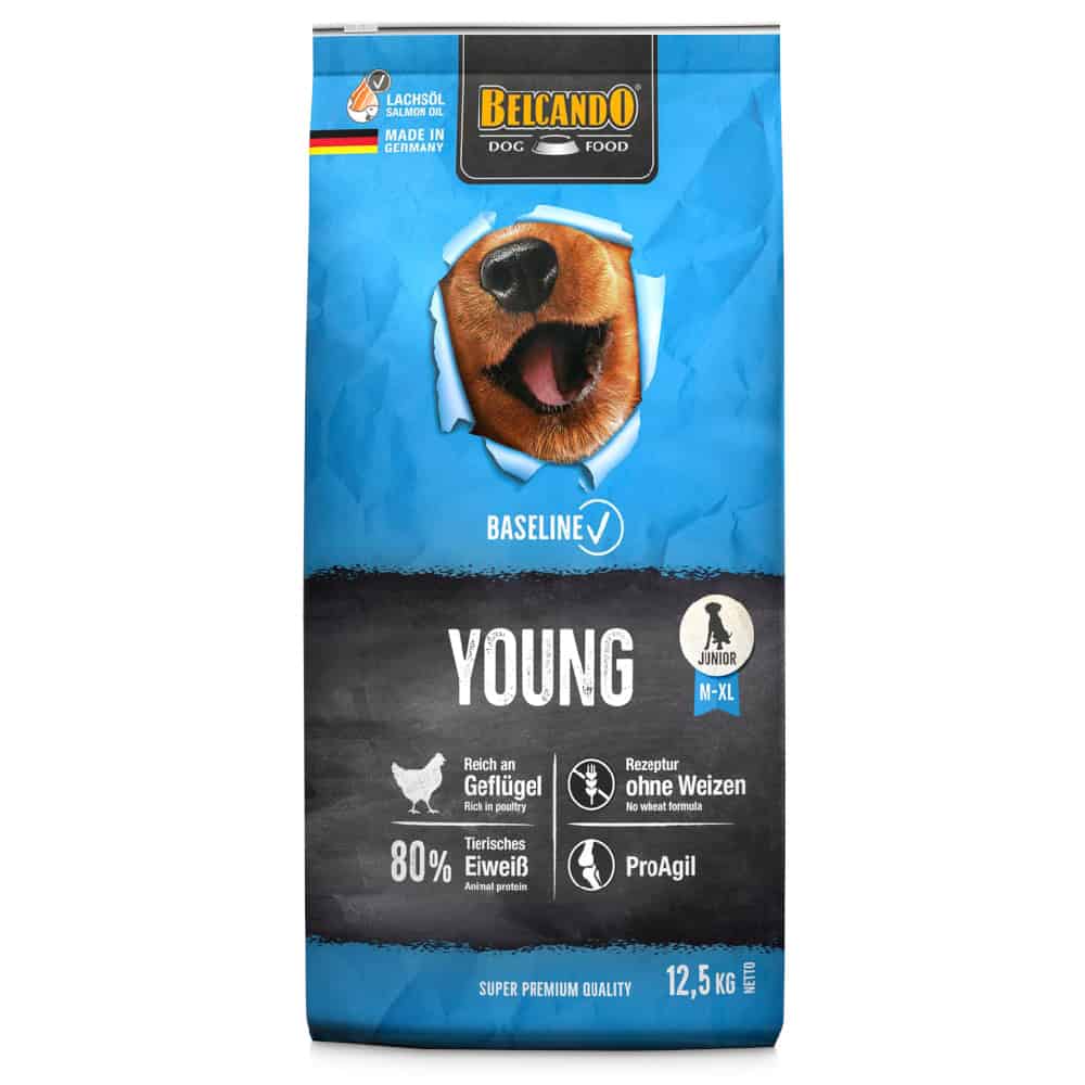 Belcando Baseline Young droog hondenvoer – 12,5 kg
