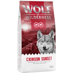 12kg 'Crimson Sunset' Lam & Geit Wolf of Wilderness Hondenvoer