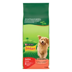 12kg Friskies VitaFit Adult Hond Active met Rund Hondenvoer