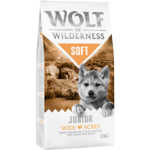 12kg Junior 'Soft Wide Acres' Kip Wolf of Wilderness Hondenvoer