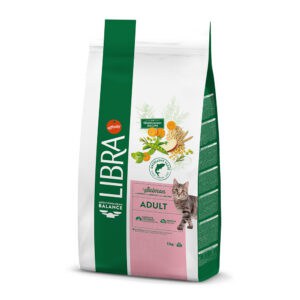 12kg Libra volwassen kattenvoer met zalm en rijst