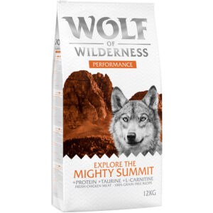 12kg Performance 'Explore The Mighty Summit' Wolf of Wilderness Hondenvoer