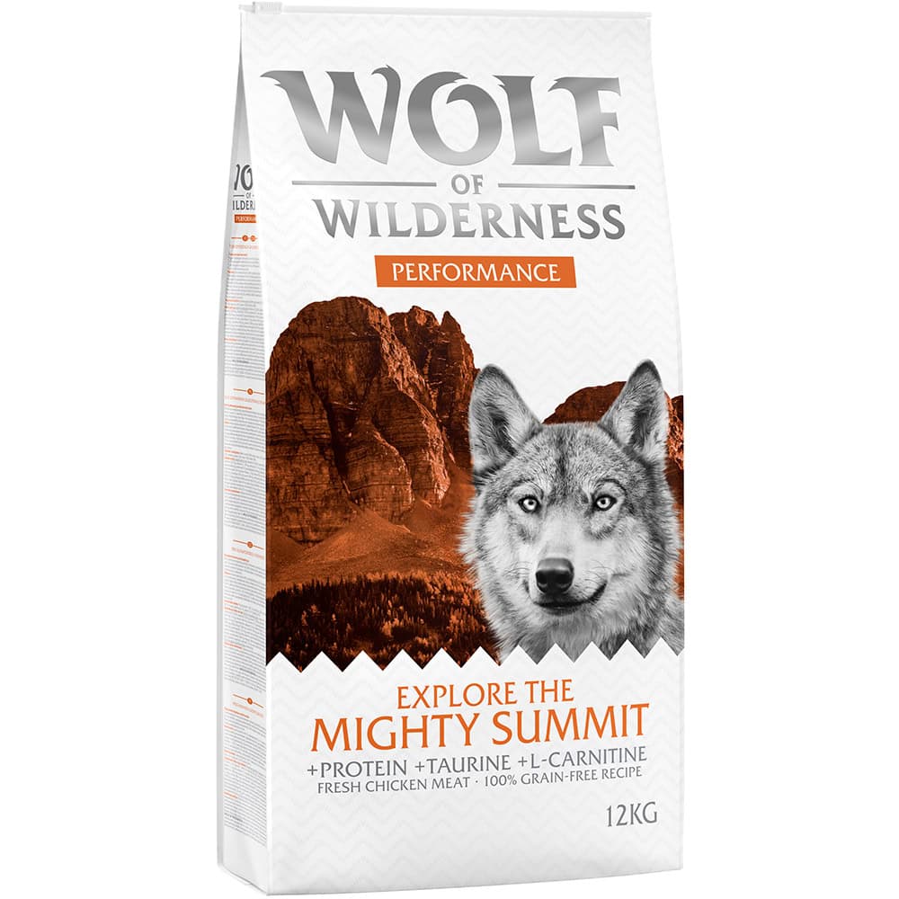 12kg Performance ‘Explore The Mighty Summit’ Wolf of Wilderness Hondenvoer