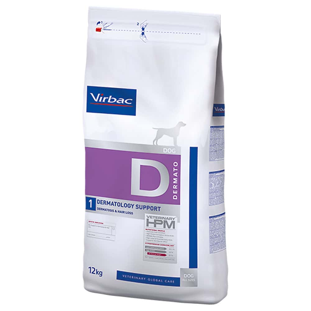 Virbac Veterinary HPM Dog Dermatology Support Hondenvoer – 2 x 12 kg