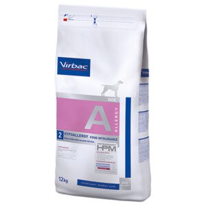 Virbac Vet HPM Dog Allergy A2 Hondenvoer – 2 x 12 kg