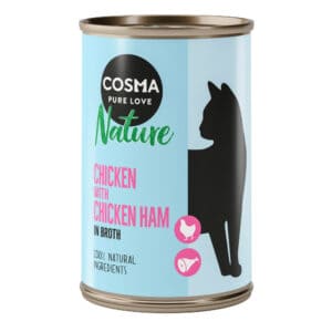 12x140g Nature Kip & Kippenham Cosma Kattenvoer