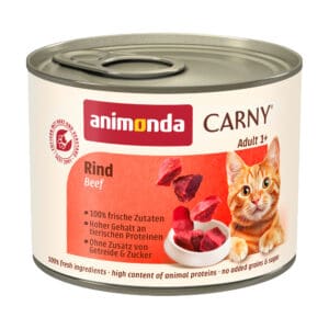 Animonda Carny Adult Rund Puur Kattenvoer – 6 x 200 g