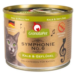 12x200g GranataPet Symphonie Kalf & Gevogelte Kattenvoer