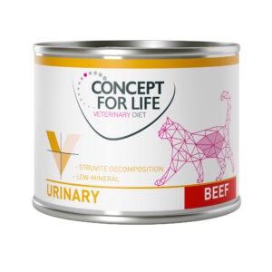 12x200 g Urinary Rund Concept for Life Veterinary Diet Kattenvoer