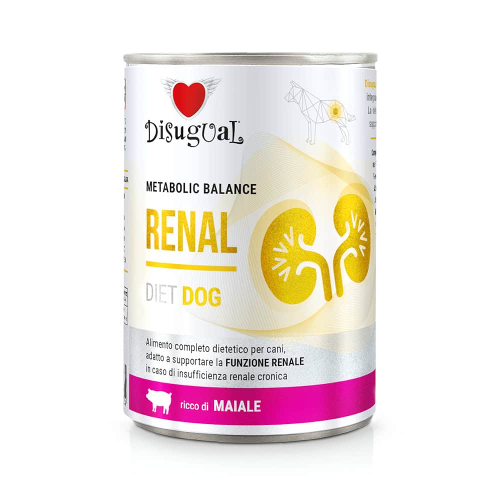 12x400g Disugual Renal nat varkensvoer voor honden
