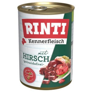 12 x 400 g Rinti "Kennerfleisch" Voordeelpakket - Hert