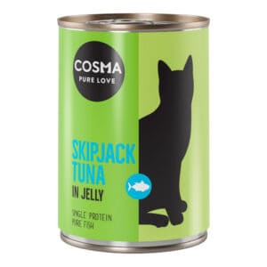 12x400g Skipjack Tonijn in Gelei Cosma Original Kattenvoer