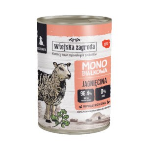 12x400g Wiejska Zagroda Dog Puppy lam hondenvoer nat