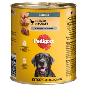 12x800g Senior kip in paté Pedigree Classic natvoer voor honden