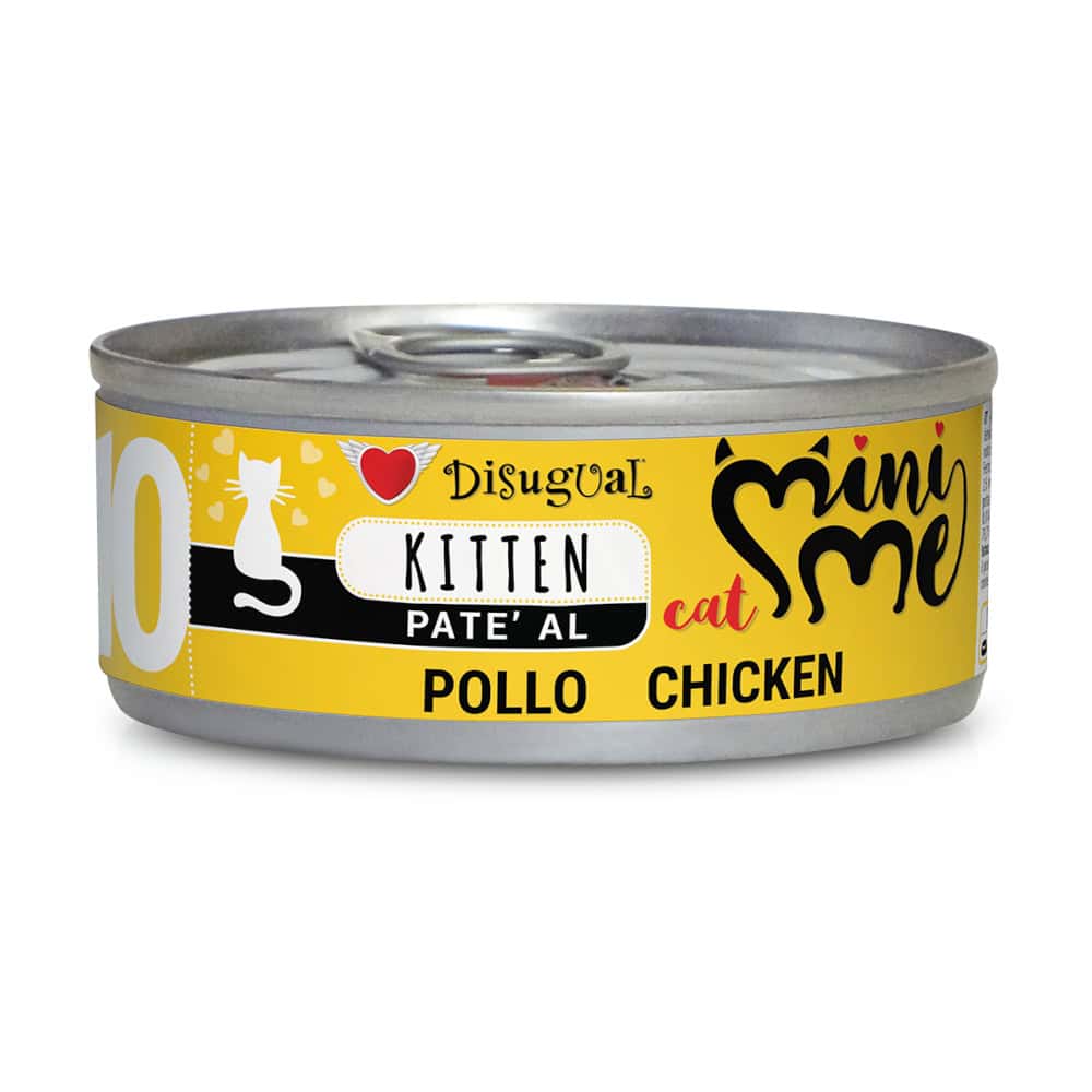 12x85g Disugual Mini-Me Kitten Kip natvoer voor katten
