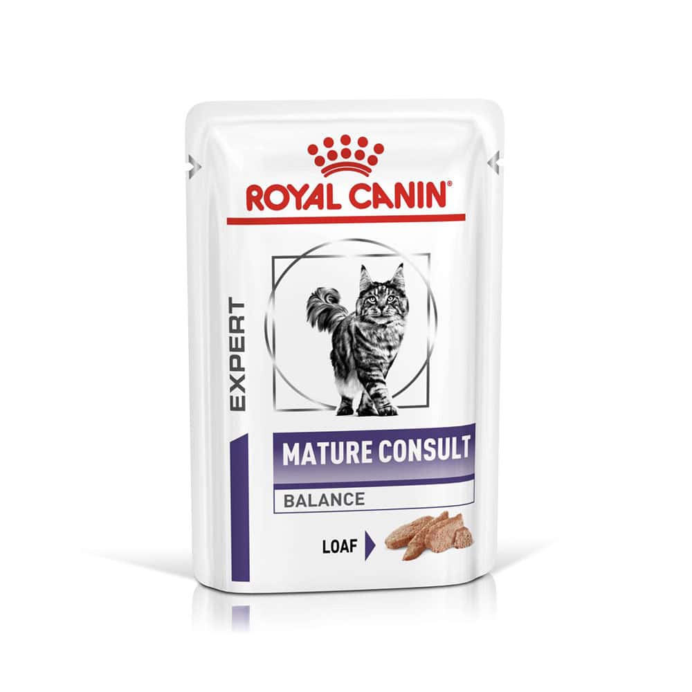12x85g Royal Canin Veterinary Mature Consult Balance Kattenvoer nat
