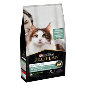 1,4kg LiveClear Sterilised Adult Kalkoen Pro Plan Kattenvoer