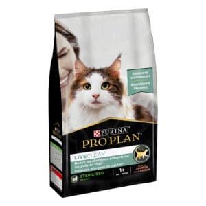 1,4kg LiveClear Sterilised Adult Zalm Purina Pro Plan Kattenvoer