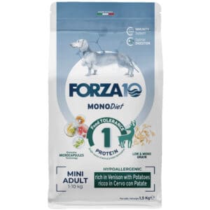 1,5kg hertenvlees en aardappelen Mini Dieet Forza10 Droog voor honden