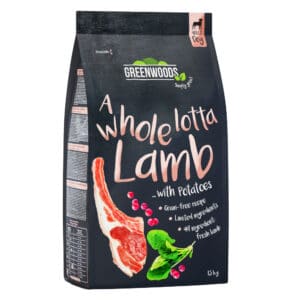 Greenwoods Lam met Aardappel, Spinazie en Cranberry´s Hondenvoer droog – 1,5 kg